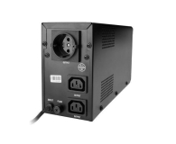 Gembird UPS 650VA Line-in 2x IEC, 1x Schuko LCD - 1230986 - zdjęcie 3